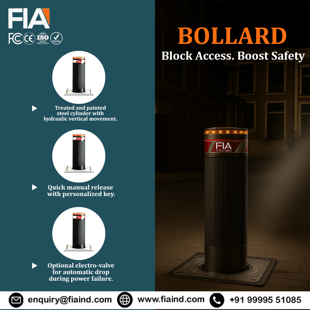 Automatic Rising Bollards by FIA: Intelligent Vehicle Protection for Critical Locations