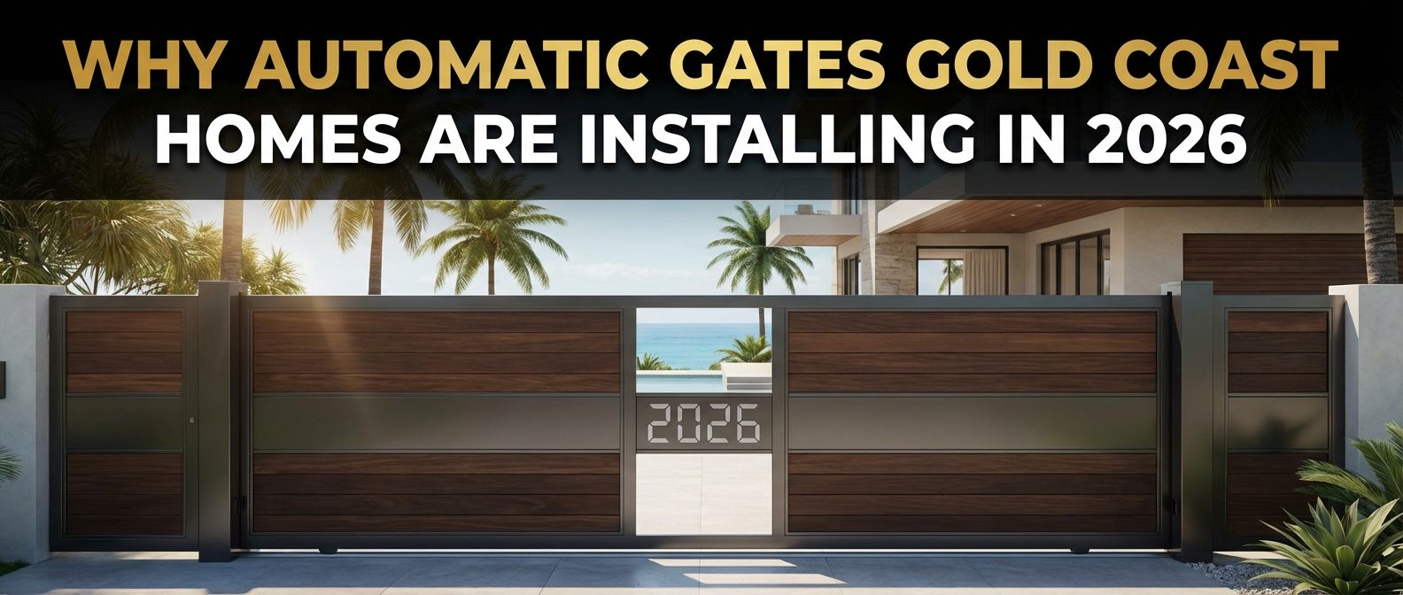 Why Automatic Gates Gold Coast Homes Are Installing in 2026