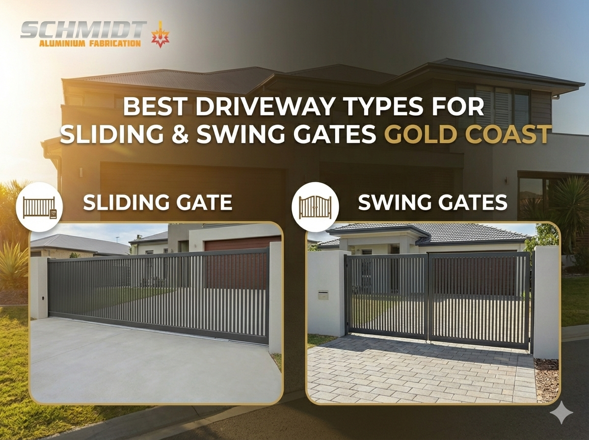Best Driveway Types for Sliding Gate and Swing Gates Gold Coast