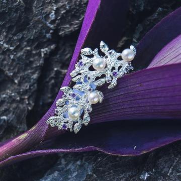 Aquamarine Diamond Ring