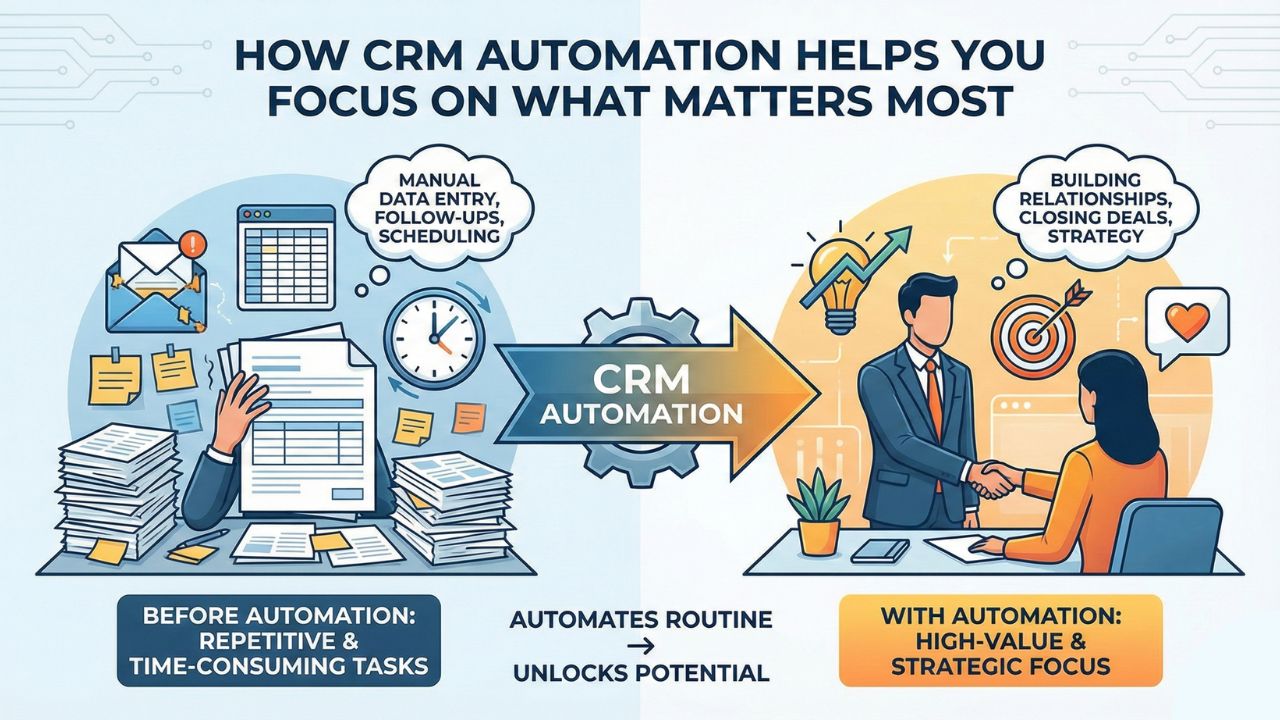 How CRM Automation Helps You Focus on What Matters Most