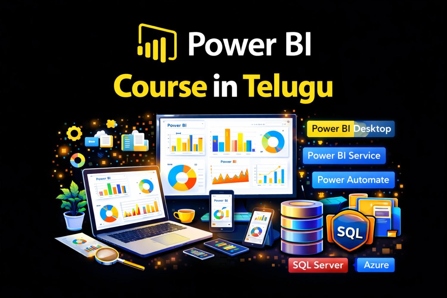 Power BI Course in Telugu: Learning to Think Through Data