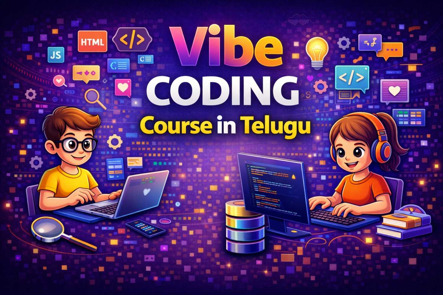 Vibe Coding Course in Telugu: A Calm Way to Learn Coding