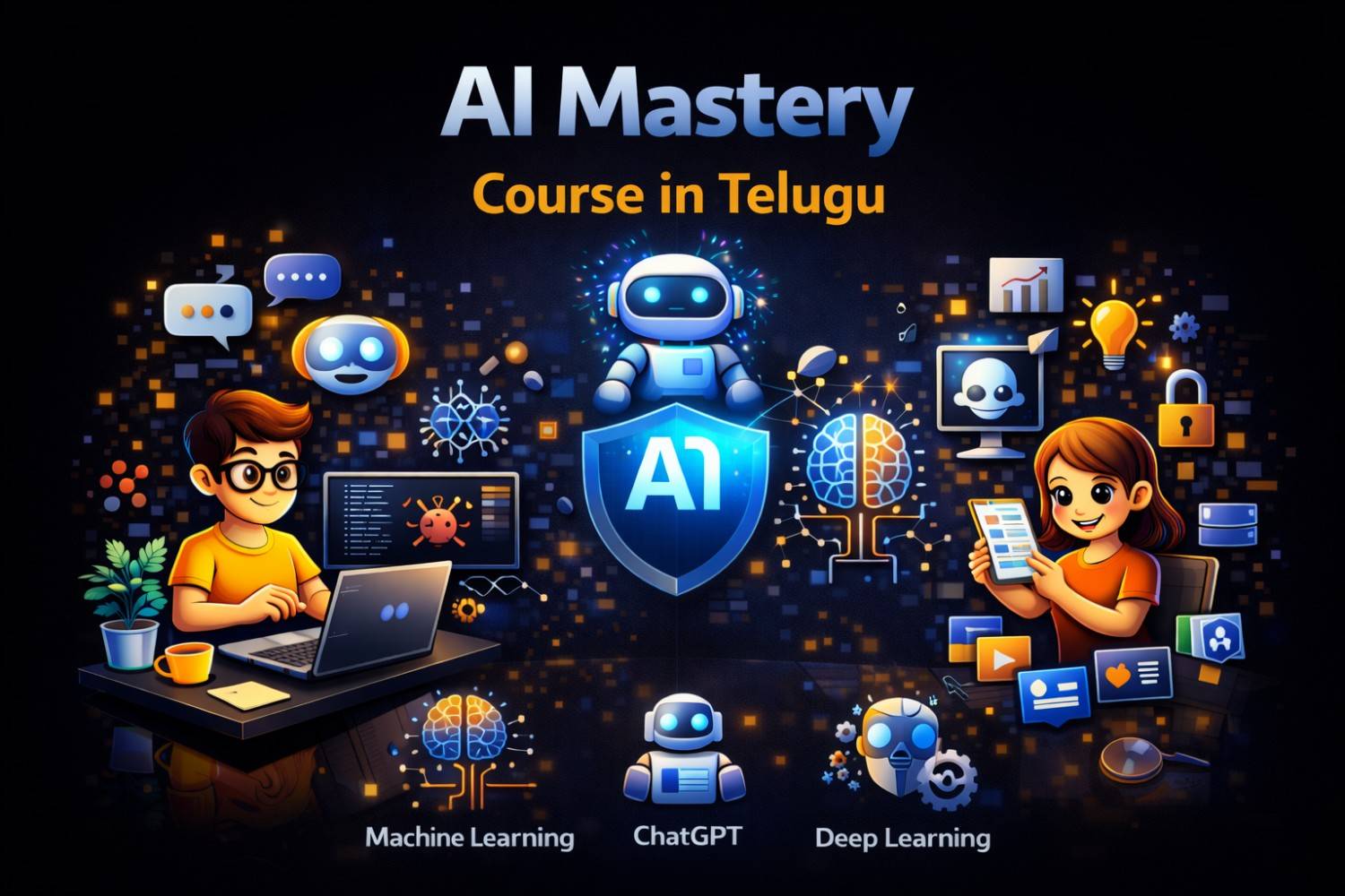 AI Mastery Course in Telugu: Fundamentals of Artificial Intelligence