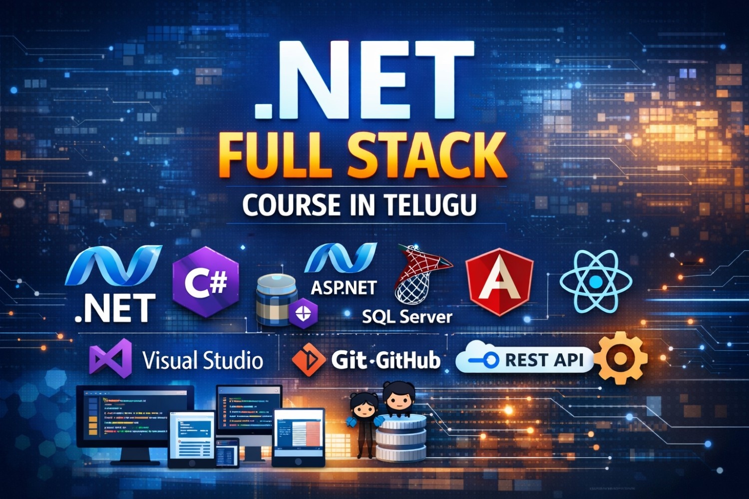 .NET Full Stack Course in Telugu: Learn Software Development the Right Way