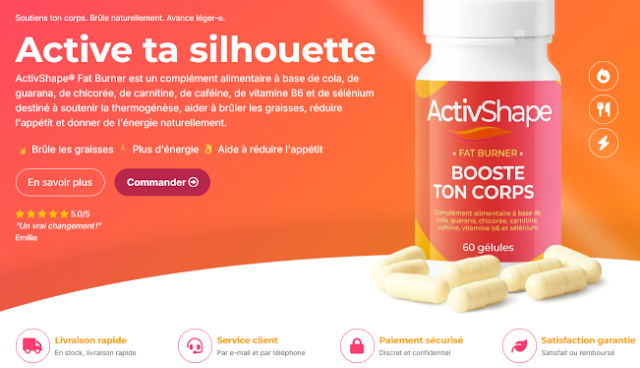 ActivShape: Comment cela active le processus de combustion des graisses?