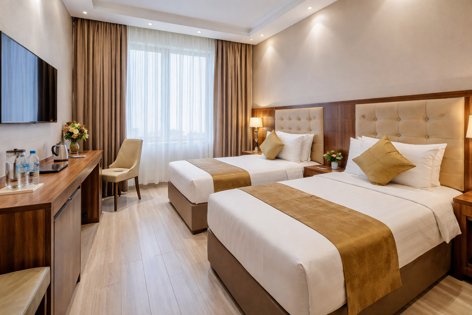 Galaxy Star Room Categories in Dubai — Triple, Twin, Double & Single Stay Options