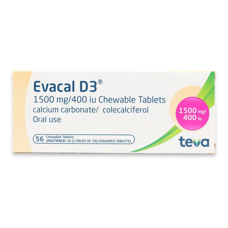 Evacal D3 Chewable Tablets