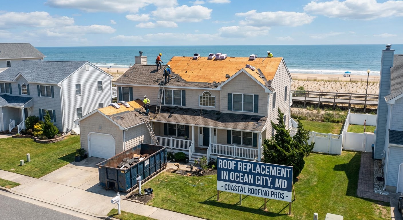 Why Roof Replacement in Ocean City, MD Is Essential for Protecting Coastal Homes Year Round