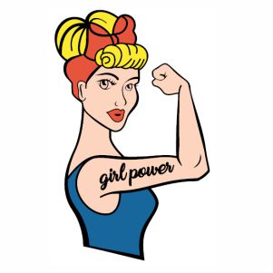 Rosie The Riveter Girl Power Svg Cut File
