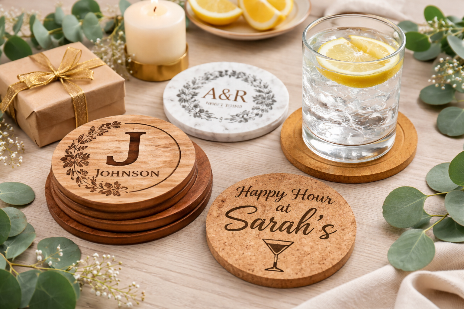 Why Personalized Drink Coasters Make the Perfect Gift for Any Occasion