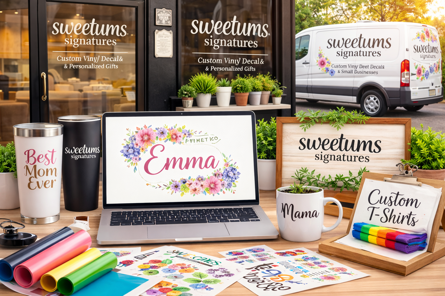 Custom Vinyl Decals for Homes and Small Businesses