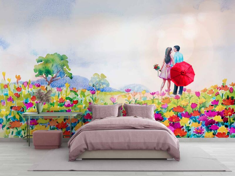 Contemporary Living Redefined: Discover Modern Living Room Wallpapers at Wall Curry