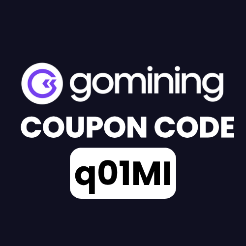 How To Use Gomining Promo Code “q01MI” Get 5% Extra Earning 