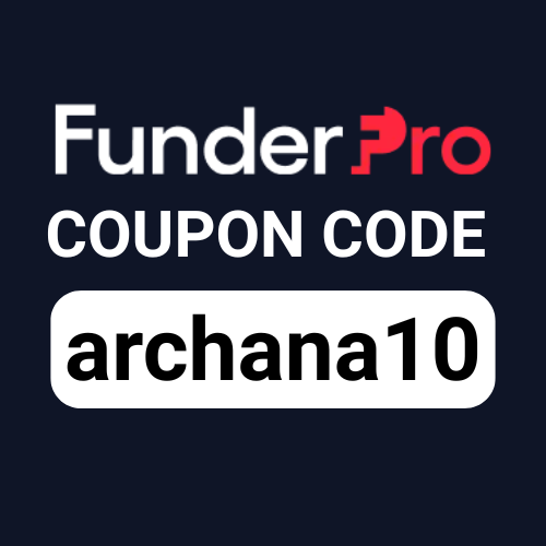 How To Use Funder Pro Coupon Code archana10 - Get 10% Discount On Challenges 