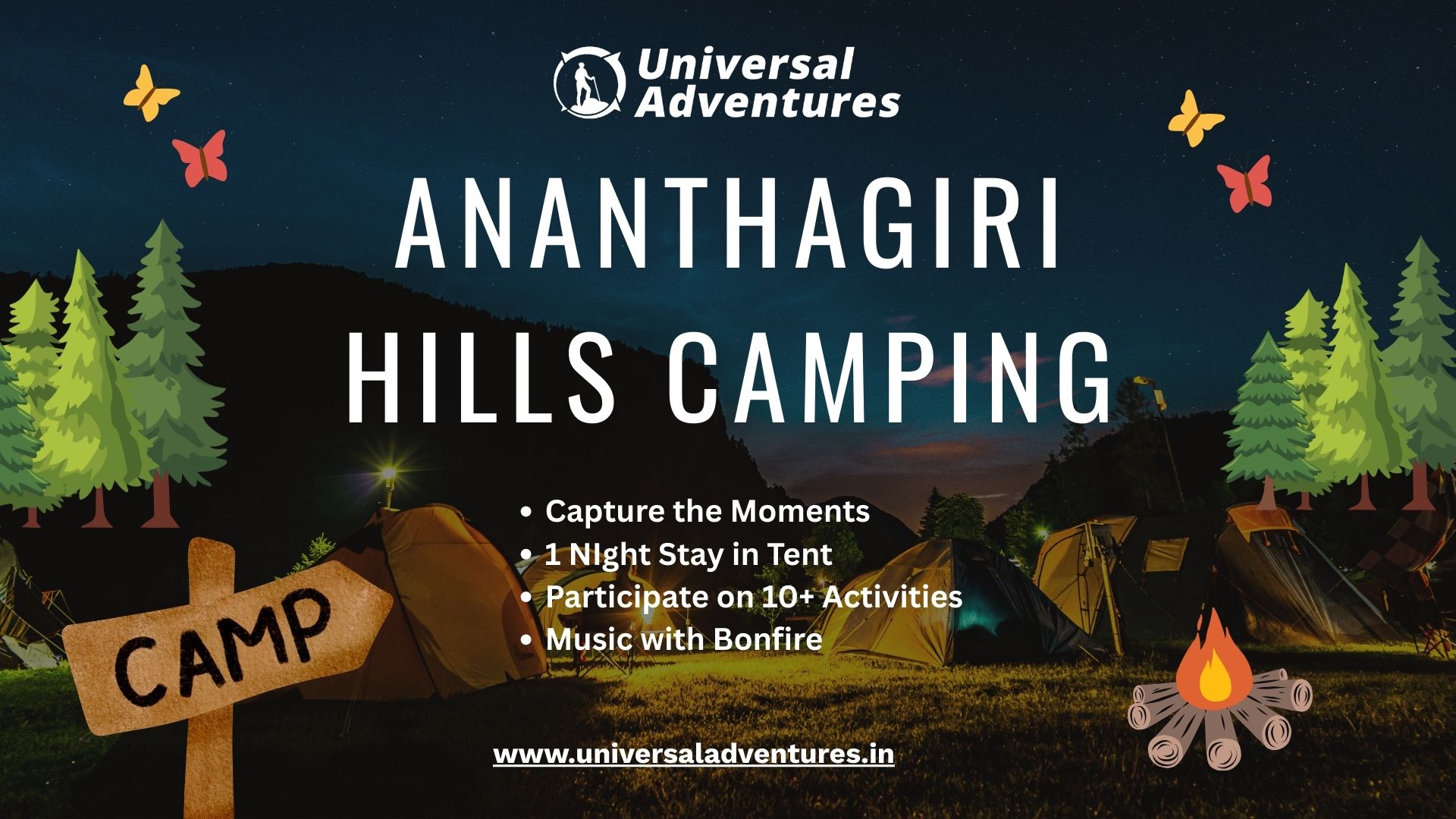 Camping at Ananthagiri Hills: What’s in Store for You?