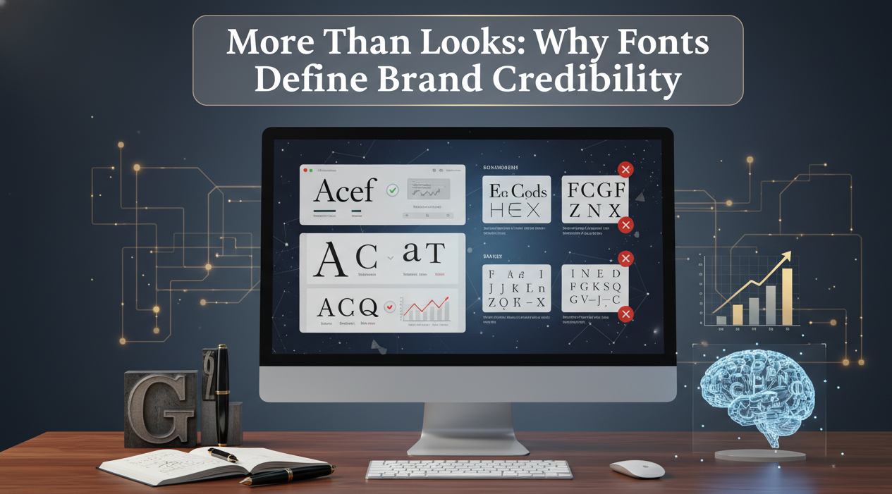 More Than Looks: Why Fonts Define Brand Credibility