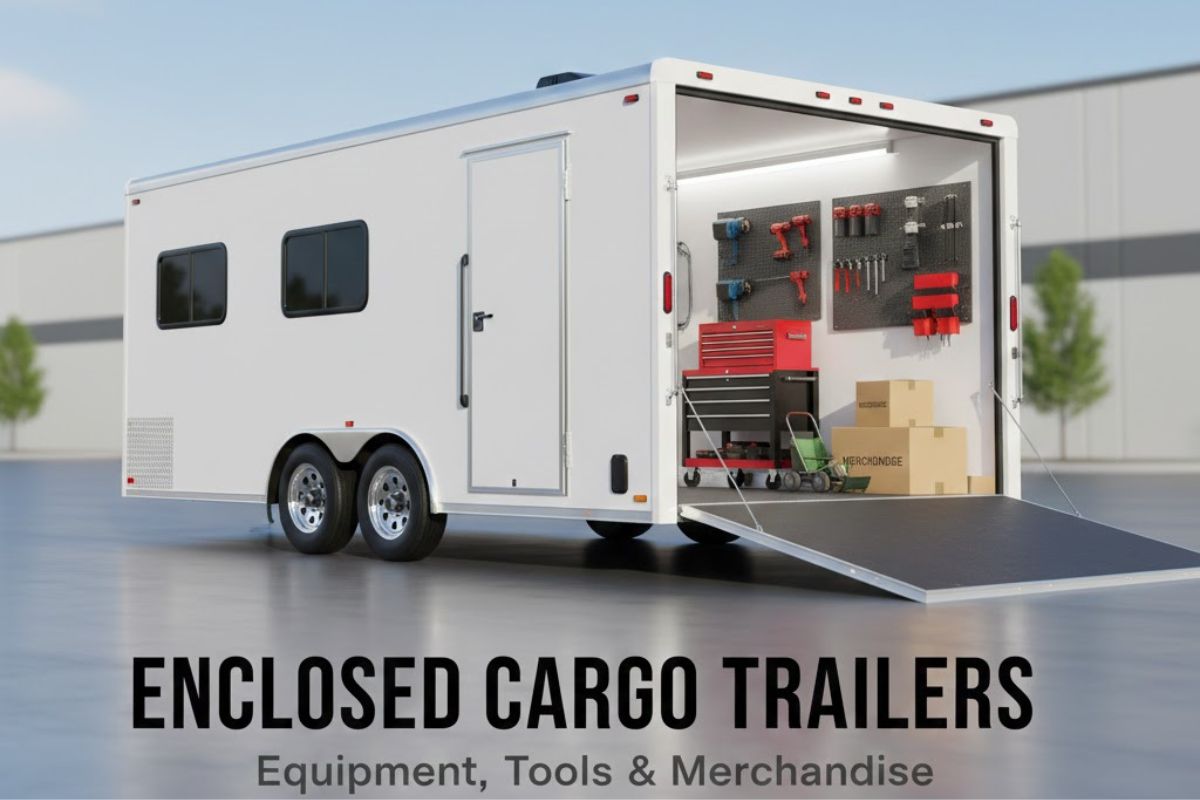 Enclosed Cargo Trailers for Equipment, Tools, and Merchandise