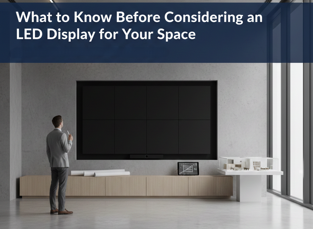 What to Know Before Considering an LED Display for Your Space