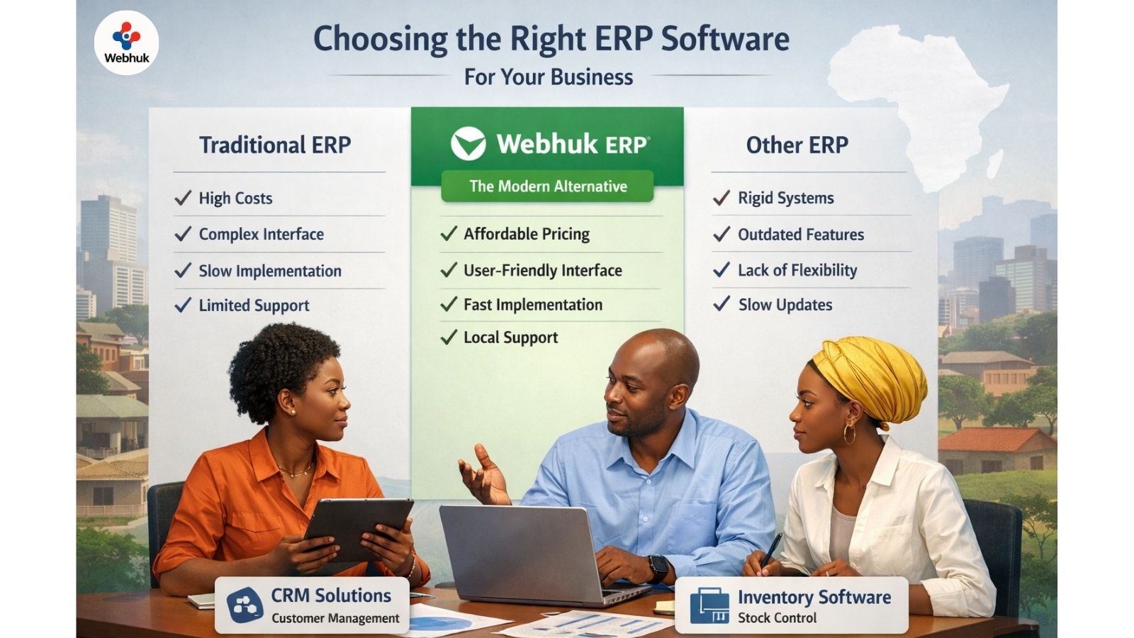 Webhuk ERP: A Powerful Zoho Alternative for SMEs in Africa