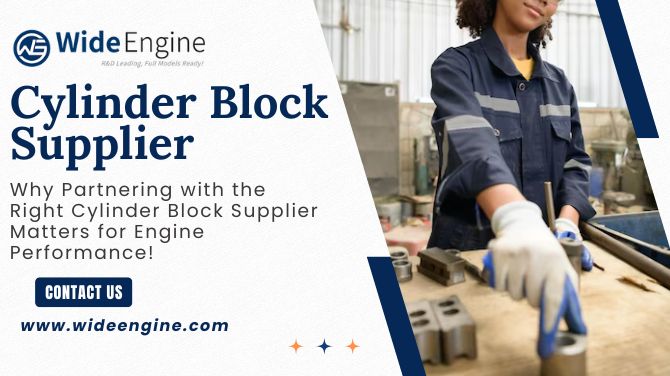 Why Partnering with the Right Cylinder Block Supplier Matters for Engine Performance!