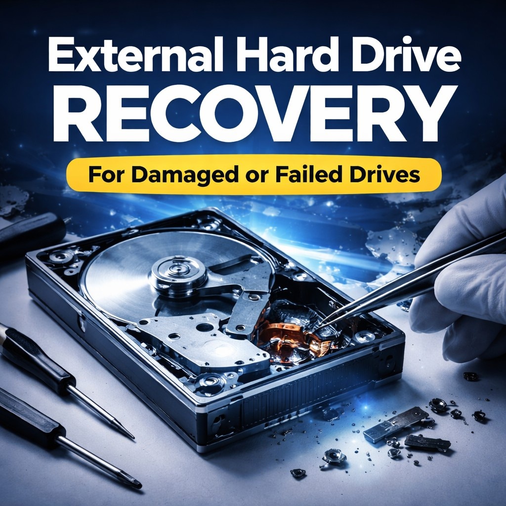 External Hard Drive Recovery for Damaged or Failed Drives