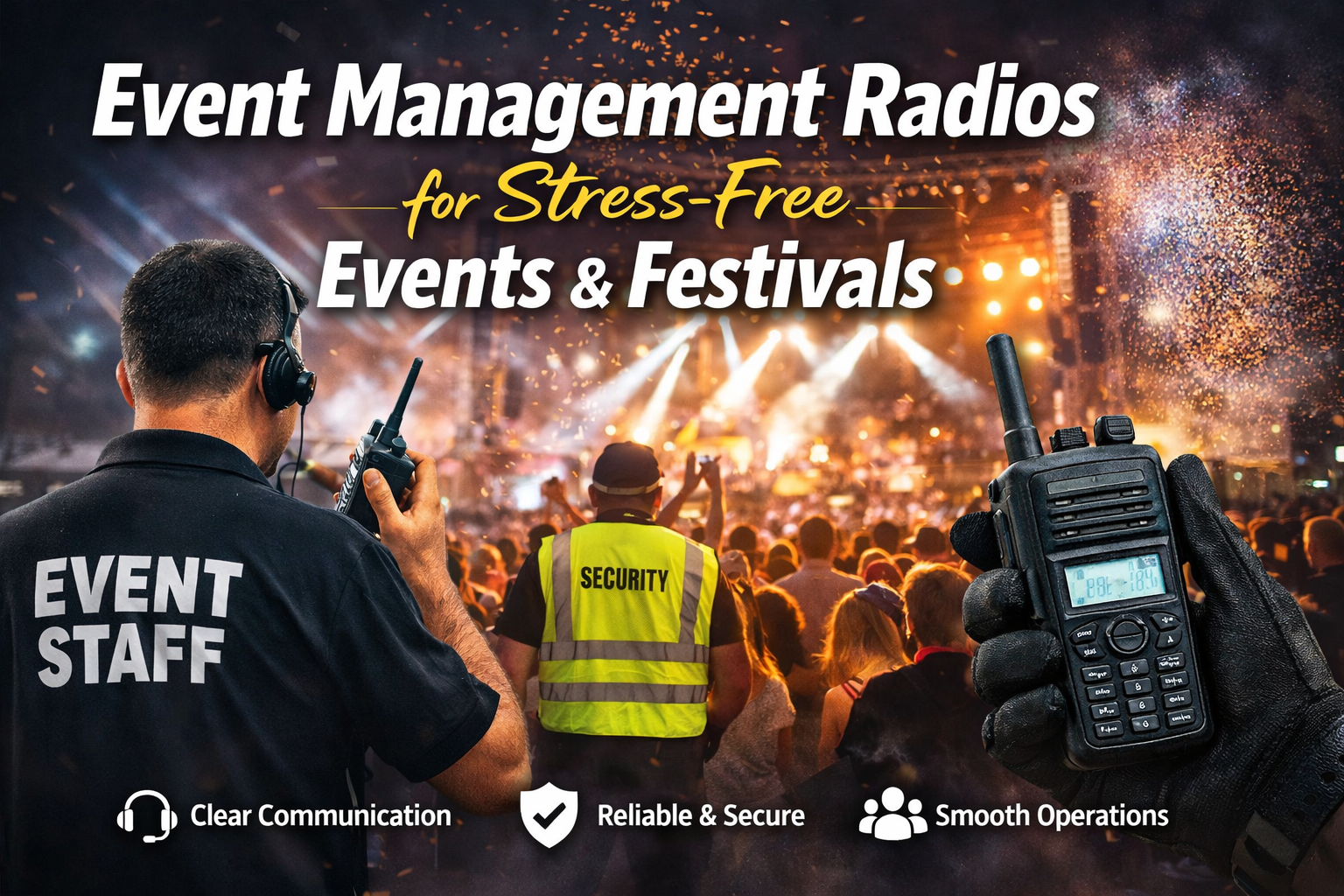 Event Management Radios for Stress-Free Events & Festivals