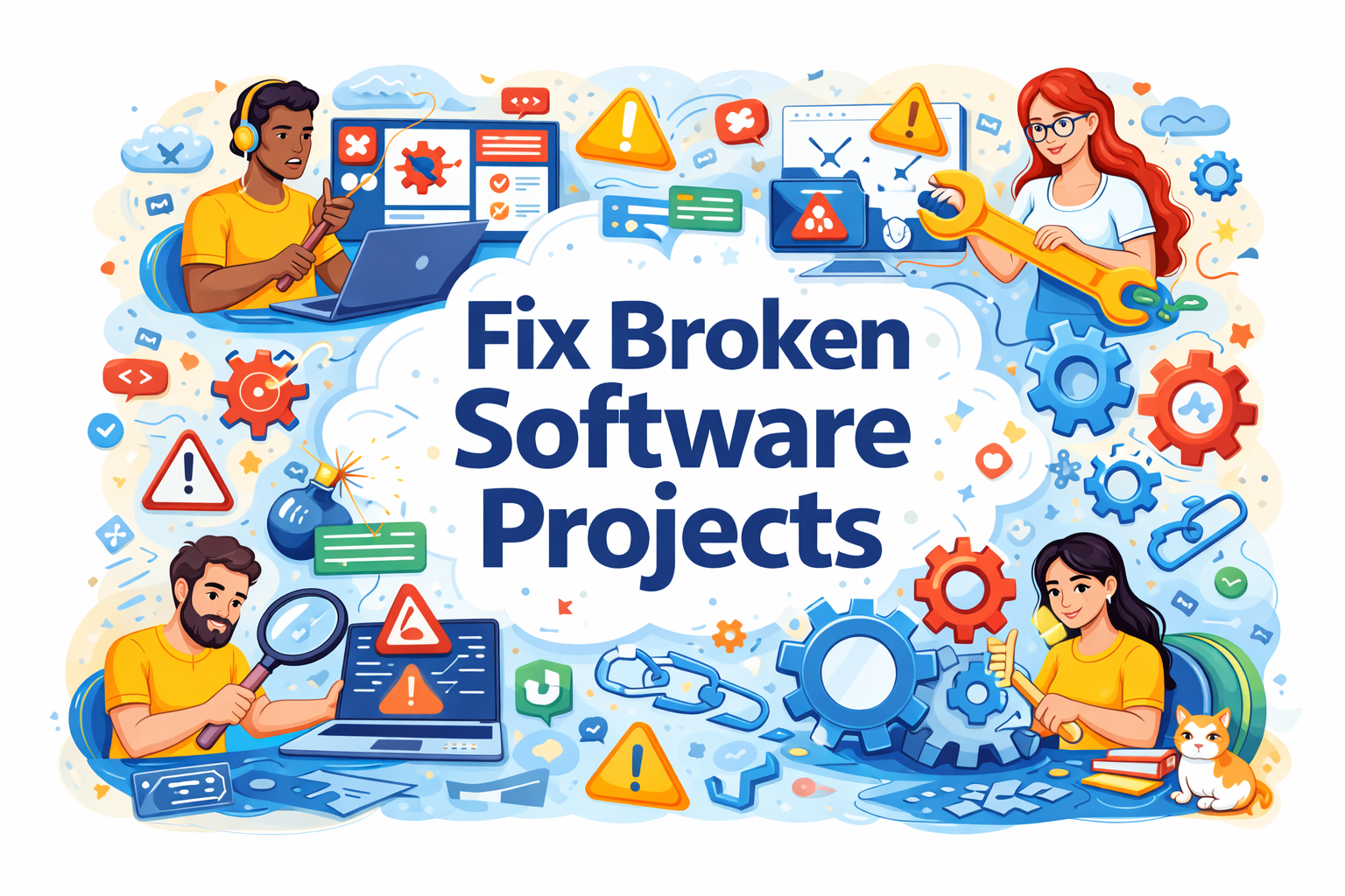 The Role of Process Improvement to Fix Broken Software Projects