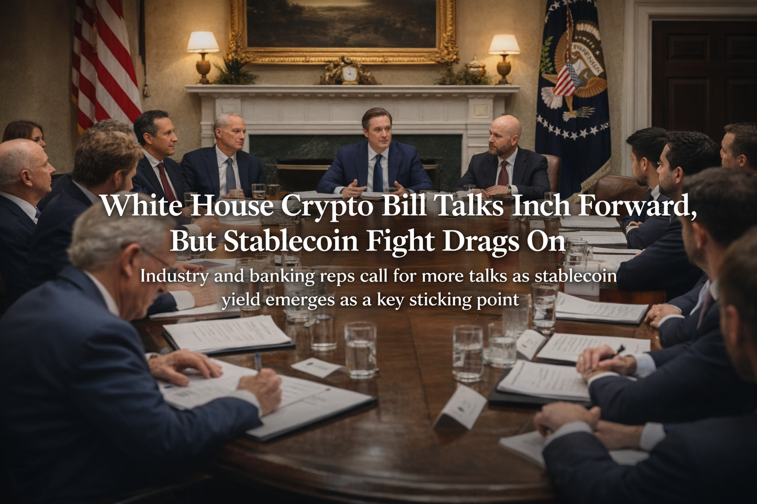 White House Crypto Bill Talks Making Slow Progress, Stablecoin Row Remains Ongoing