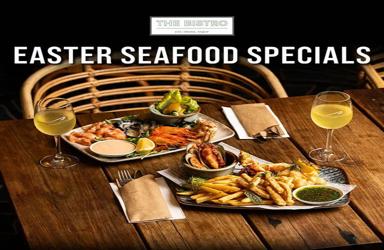 Easter Long Weekend Activities and Seafood Dining at The Bistro Canterbury League Club Belmore