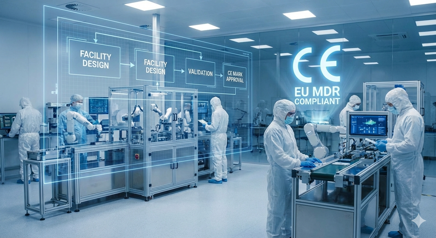 Facilitating CE Mark and EU MDR Compliance in Turnkey Manufacturing Projects