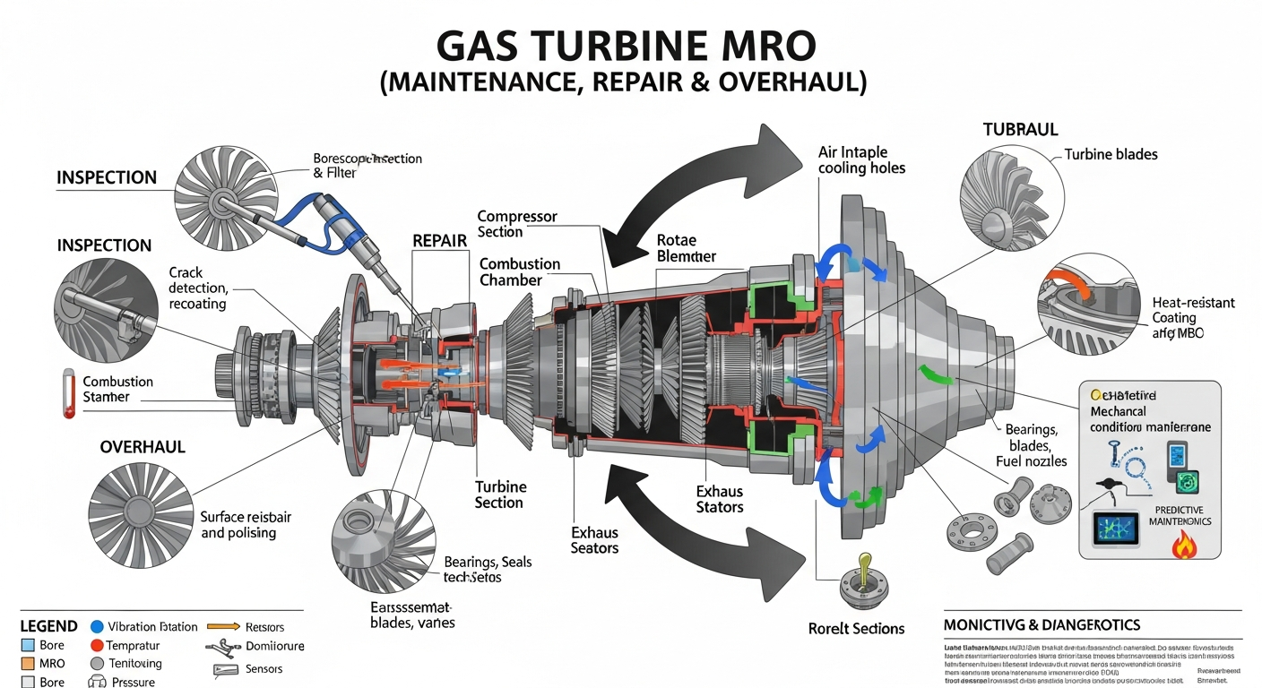 Gas Turbine MRO Market Driven by Industrialization Trends