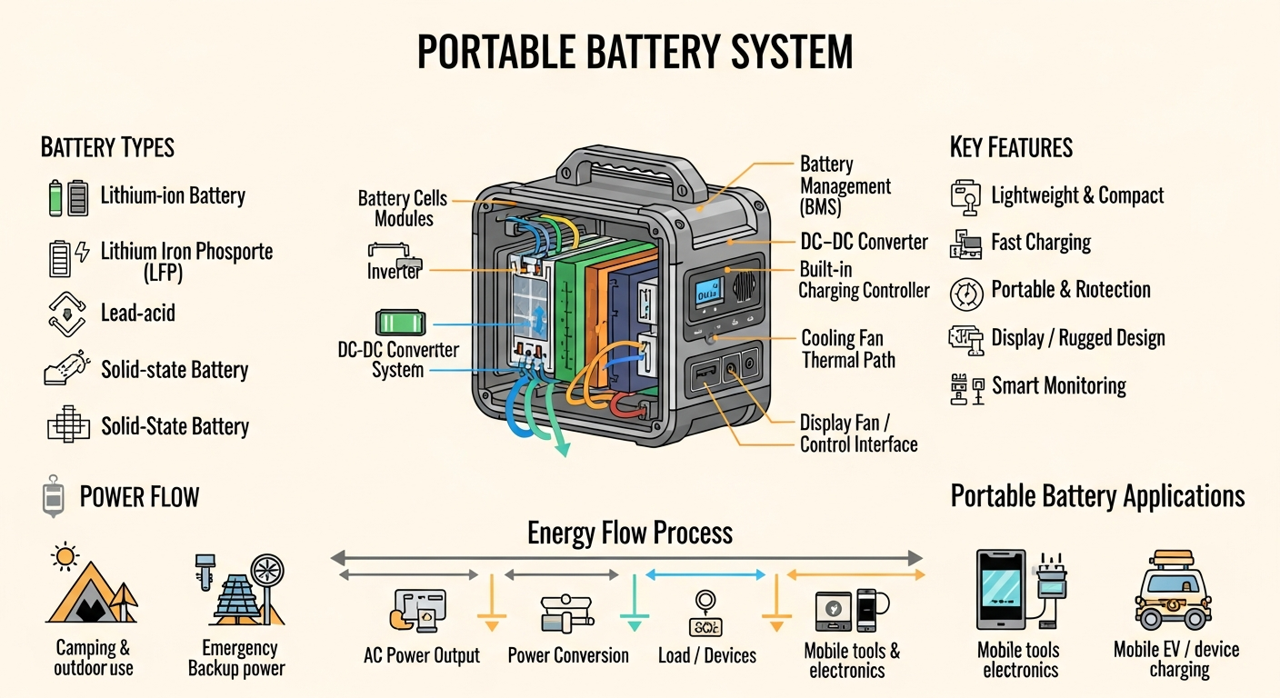Portable Battery Market Growth Outlook for Consumer Electronics