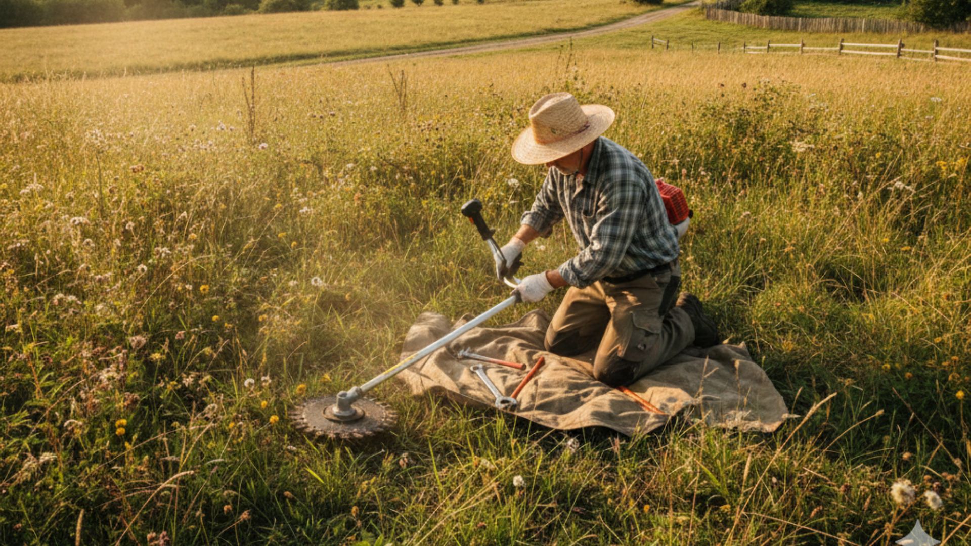 How to Fit a Brush Cutter Blade