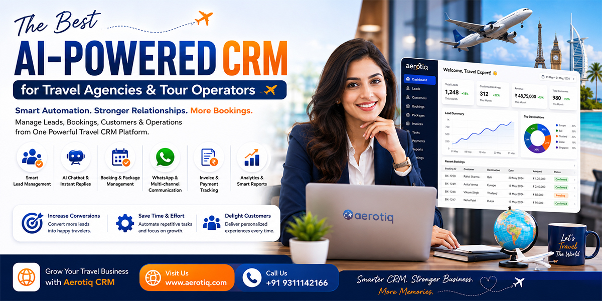 Best AI CRM for Travel Agencies | Aerotiq