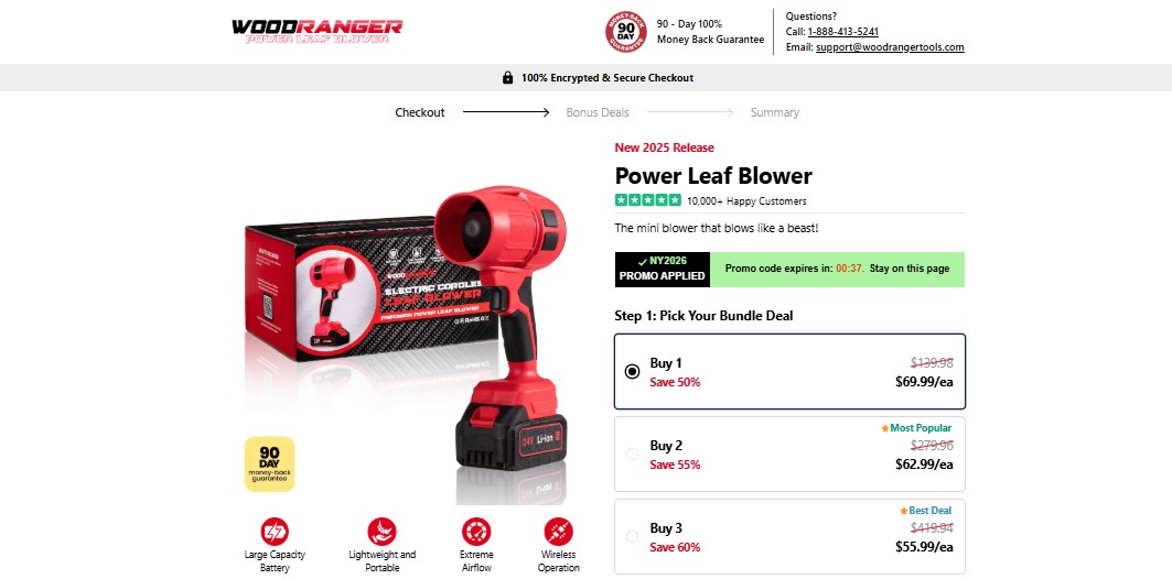 Wood Ranger Leaf Blower – [Field Test Results] Lightweight, Loud & Effective?
