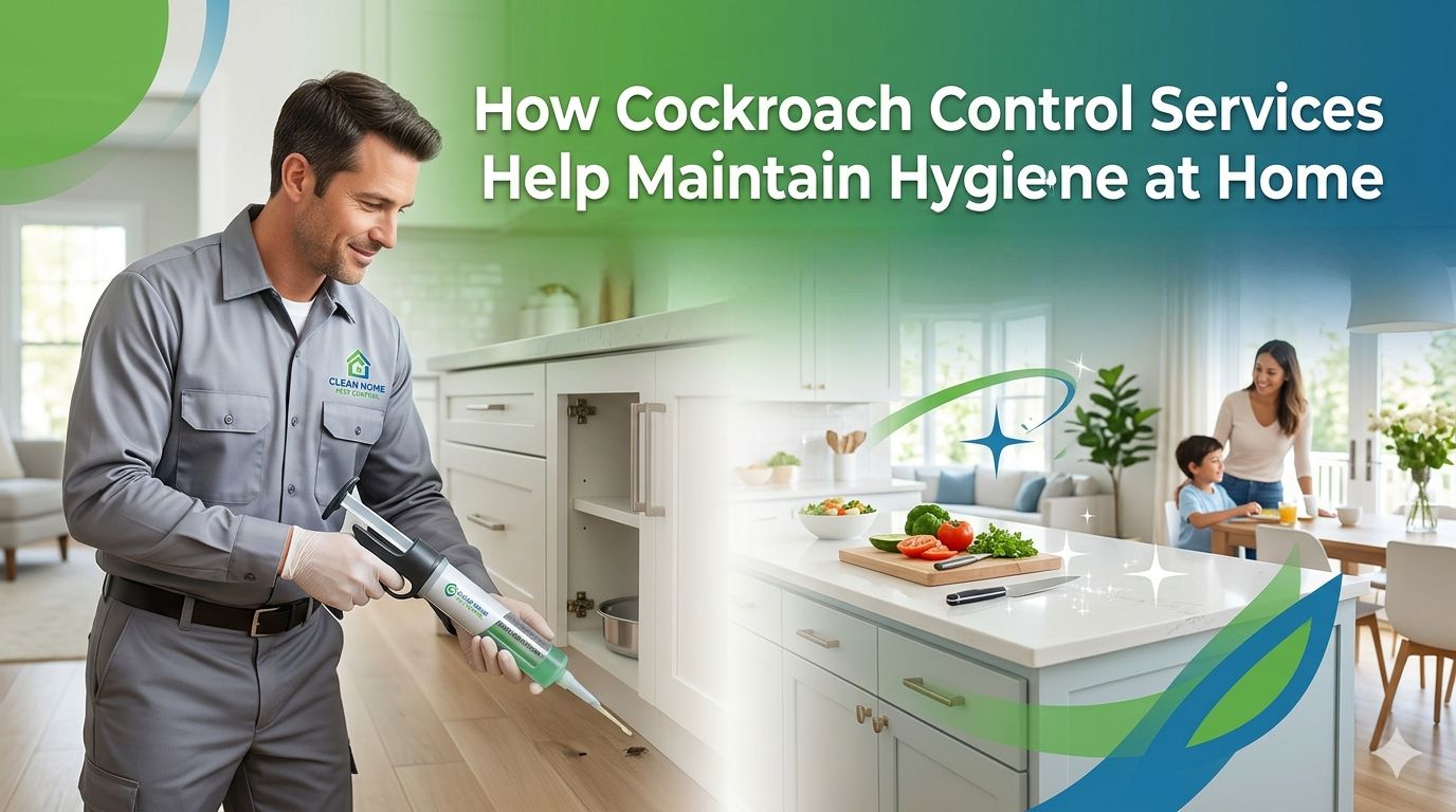 How Cockroach Control Services Help Maintain Hygiene at Home