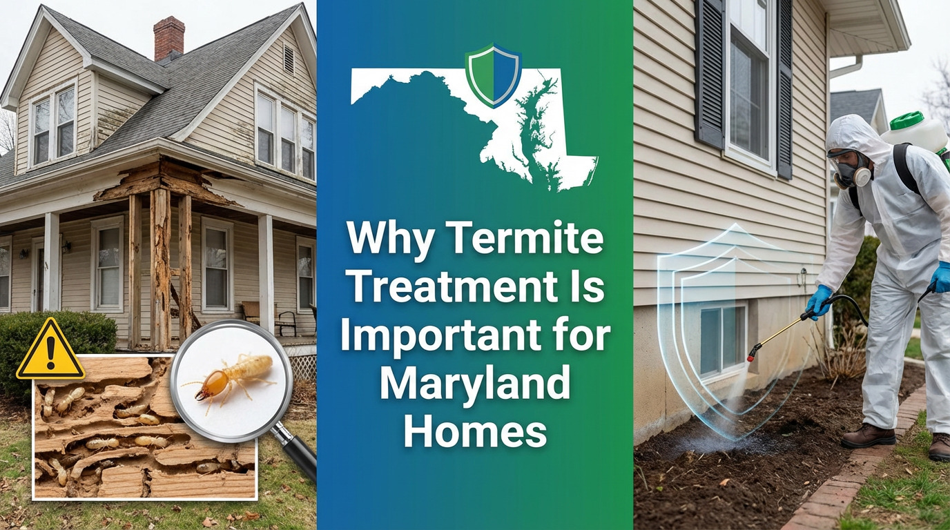 Why Termite Treatment Is Important for Maryland Homes