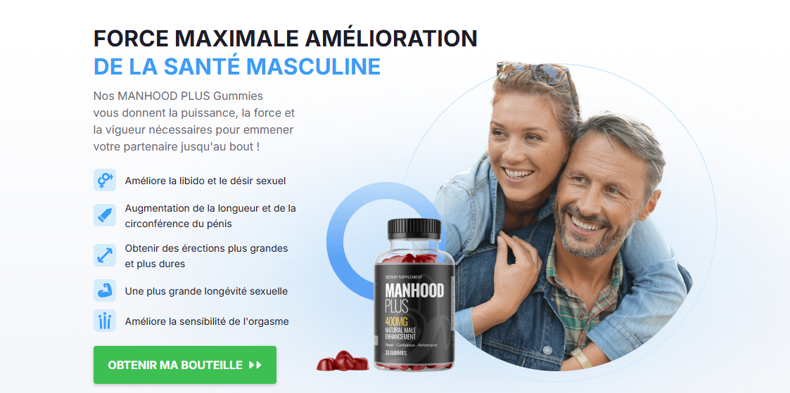 ManHood Plus Gummies France Avis 2026