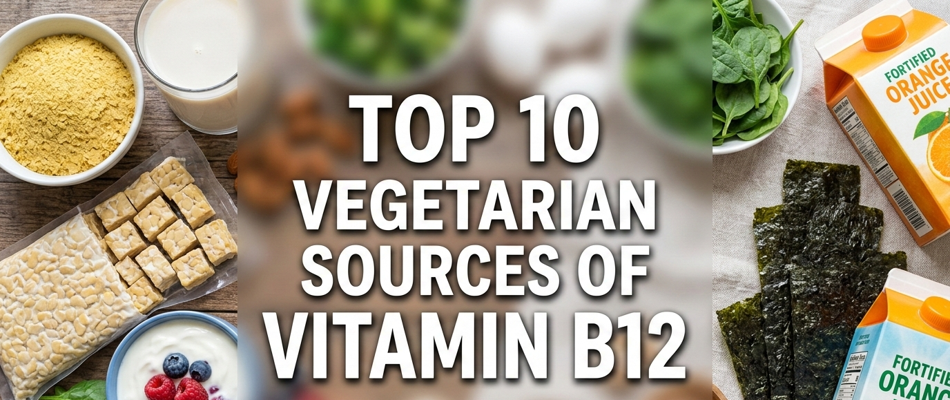 Top 10 Vegetarian Sources of Vitamin B12