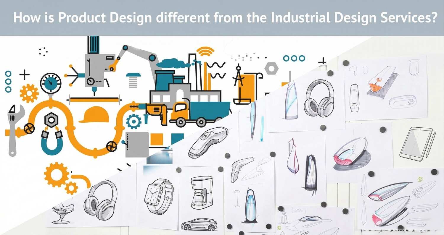 How is Product Design Different from Industrial Design Services?