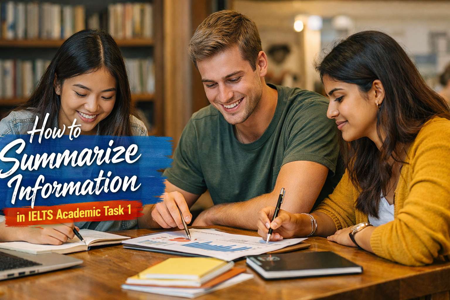 How to Summarize Information in IELTS Academic Task 1