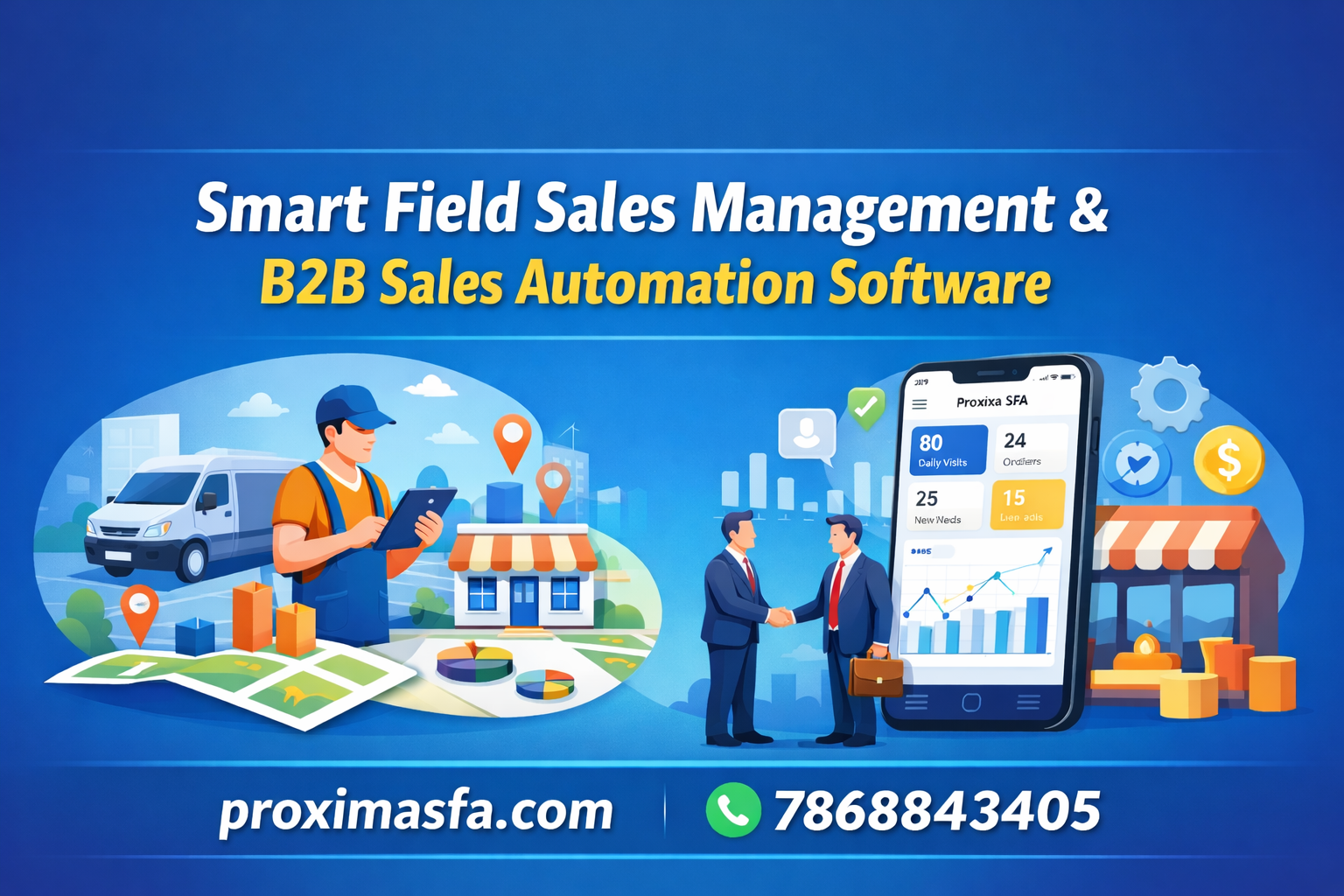 Proxima SFA – Smart Field Sales Management & B2B Sales Automation Software