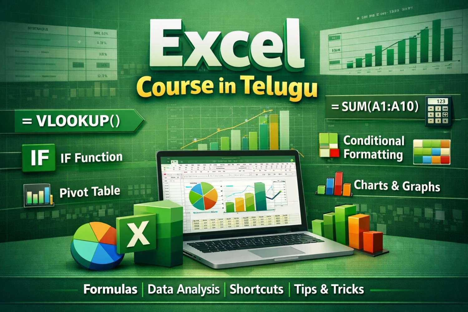 Excel Course in Telugu: Learn Excel with Practical Clarity