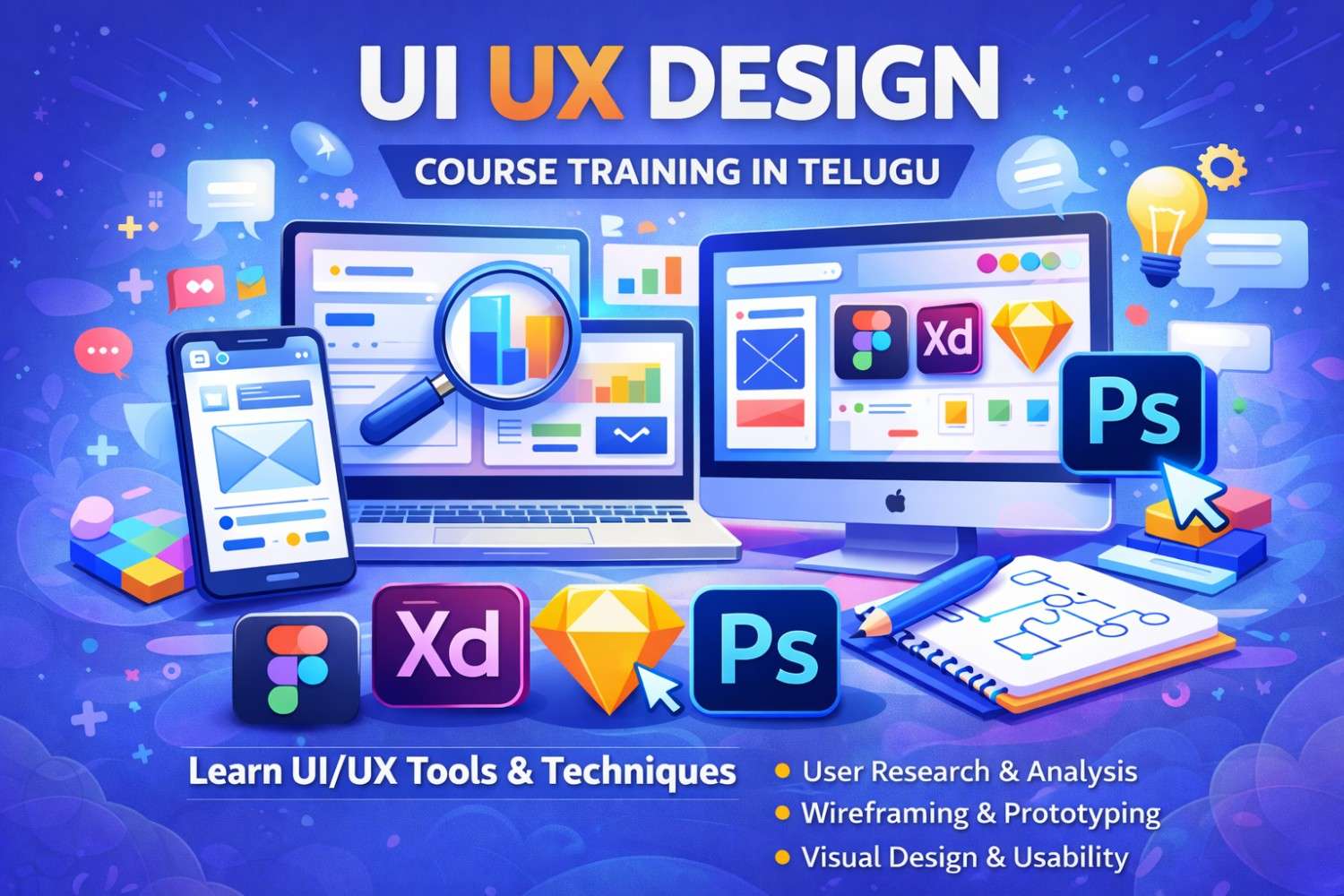 UI UX Design Course Training in Telugu: A Smart Step Toward Digital Excellence