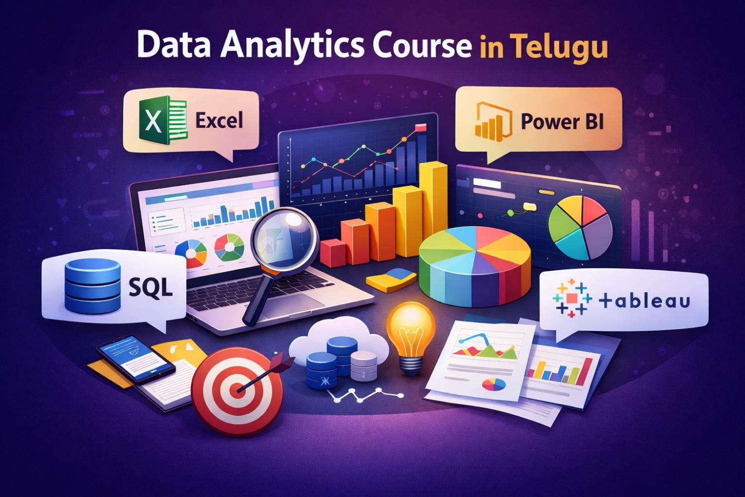 Data Analytics Course in Telugu – Master Data Skills with Clarity and Confidence
