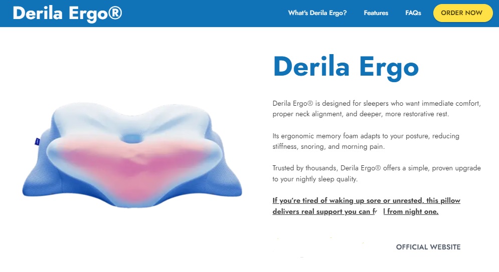 Derila Ergo Pillow Israel 2026 – Is This Orthopedic Pillow Really Worth Buying?