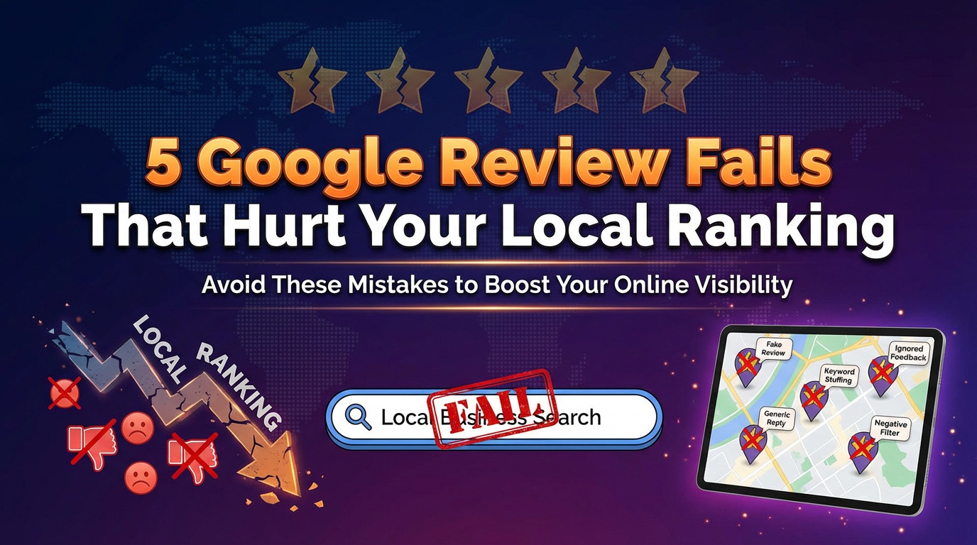 5 Google Review Fails That Hurt Your Local Ranking