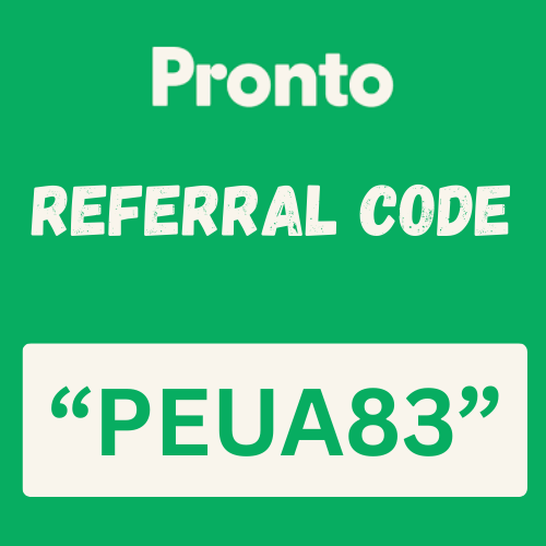 Pronto App Referral Code “PEUA83” Get 50 Rs Off On First Order