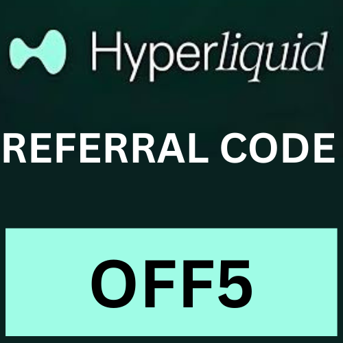 HyperLiquid Referral code "OFF5"  Get Upto 50% On Trading Fees